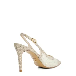 Best Compassionate Embellished Slingback Courts Women Heels