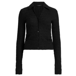 Best Connie Open-Neck Shirt Women Tops