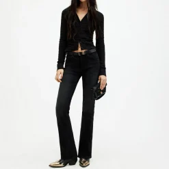 Best Connie Open-Neck Shirt Women Tops