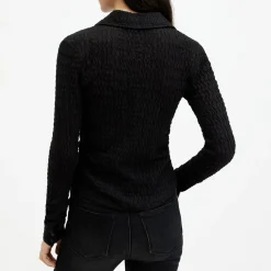 Best Connie Open-Neck Shirt Women Tops