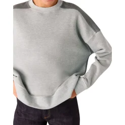 Best Contrast Detail Sweatshirt Women Sweatshirts & Hoodies