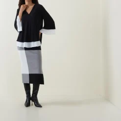 Clearance Contrast Trim Blouse Women Tops