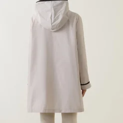Sale Contrast-Trim Parka Jacket Women Coats & Jackets