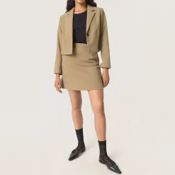 Hot Corinne A-line Mini Skirt Women Skirts