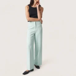 Outlet Corinne High-Rise Wide Legs Trousers Women Trousers & Shorts