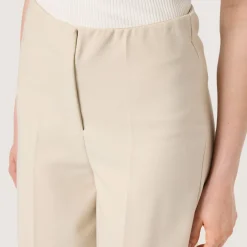 New Corinne High-Rise Wide-Leg Trousers Women Trousers & Shorts