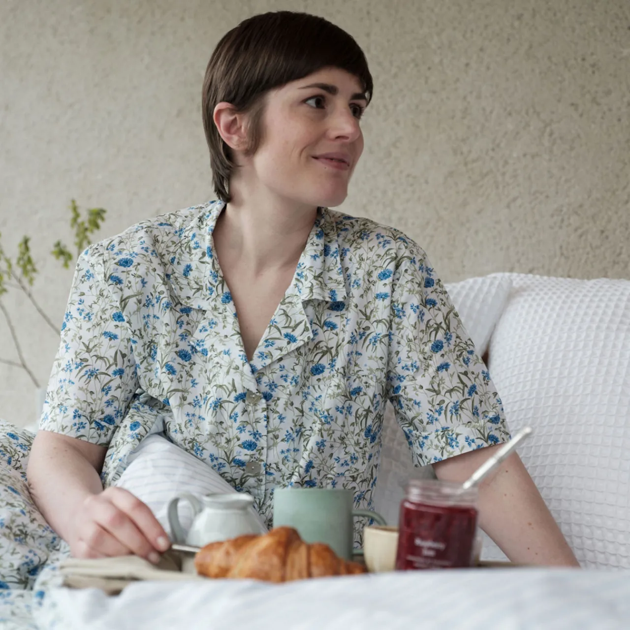 Clearance Cornflower Short Pyjama Set Women Sleepwear