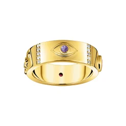 Outlet Cosmic Motif Band Ring Women Rings