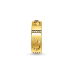 Outlet Cosmic Motif Band Ring Women Rings