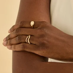 Cosmic Signet Ring Women Rings