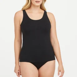 Hot Cotton Control Scoop Neck Tank Top Women Sleepwear