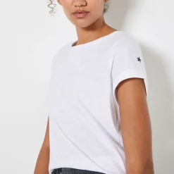 Outlet Cotton Star T-Shirt Women Tops