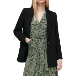 Crepe Boyfriend Blazer Women Coats & Jackets