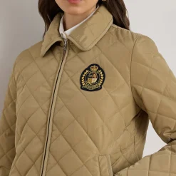 Crest Diamond Quilted Jacket Women Coats & Jackets