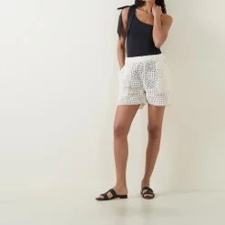 Outlet Crochet Shorts Women Trousers & Shorts