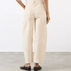 Hot Cropped Barrel Leg Jeans Women Denim