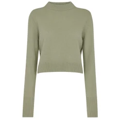 Discount Cropped Knitted Sweater Women Sweaters & Cardigans
