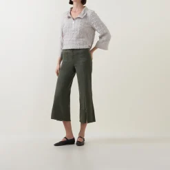 Clearance Cropped Wide Leg Jeans Women Denim