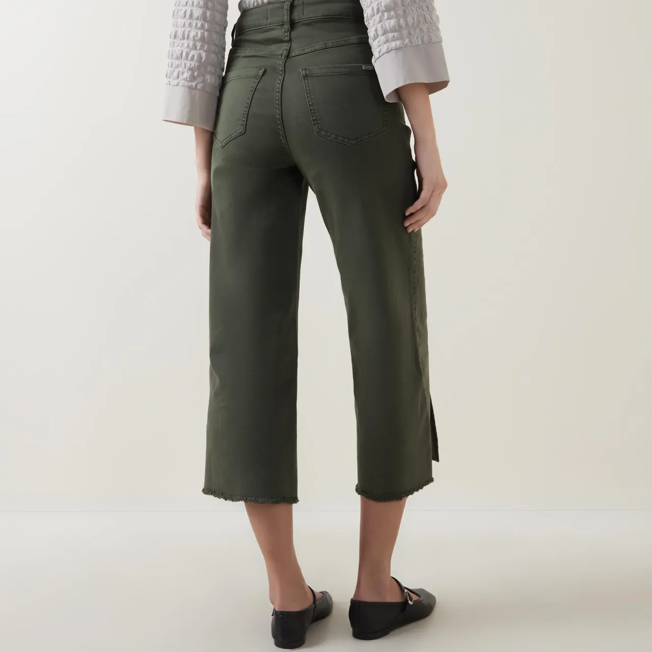Clearance Cropped Wide Leg Jeans Women Denim