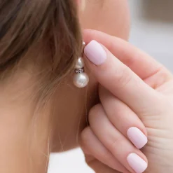 Sale Crystal Pearl Drop Earrings Women Earrings