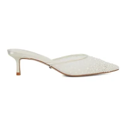 Discount Cuddling Embellished Bridal Mules Women Heels|Occasion Dressing