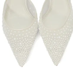 Discount Cuddling Embellished Bridal Mules Women Heels|Occasion Dressing