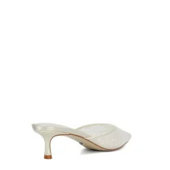 Discount Cuddling Embellished Bridal Mules Women Heels|Occasion Dressing