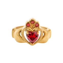 Online Cuisle Mo Croí Ruby Claddagh Ring Women Rings
