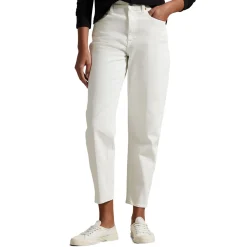 Sale Curved High-Rise Tapered Jeans Women Trousers & Shorts