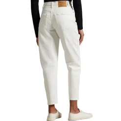 Sale Curved High-Rise Tapered Jeans Women Trousers & Shorts