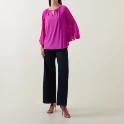 Cut-Out Blouse Women Tops
