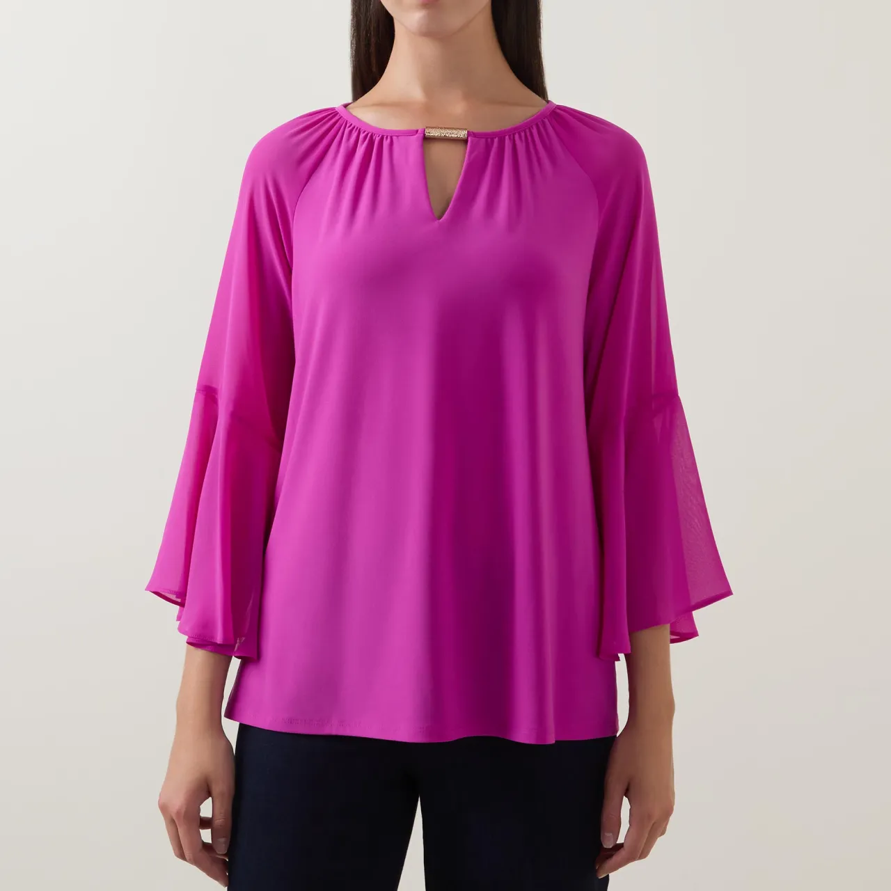 Cut-Out Blouse Women Tops
