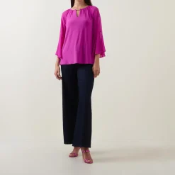 Cut-Out Blouse Women Tops