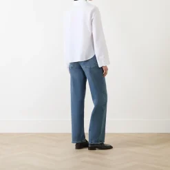 New Dahlia Broderie Anglaise Shirt Women Tops