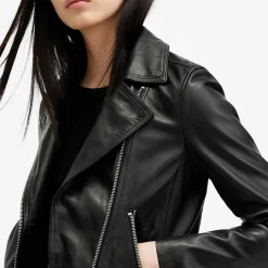 Discount Dalby Leather Biker Jacket Women Coats & Jackets