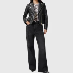 Best Dalby Leather Biker Jacket Women Coats & Jackets
