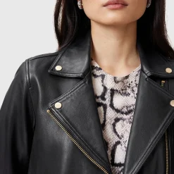 Best Dalby Leather Biker Jacket Women Coats & Jackets