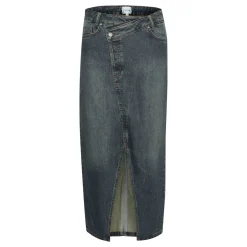 Outlet Dalvi Wrap Denim Skirt Women Skirts