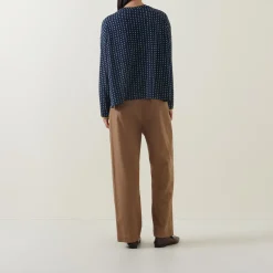 Outlet Damira Dotted Oversized Top Women Tops