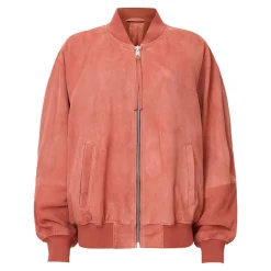 Hot Dana Suede Bomber Jacket Women Coats & Jackets
