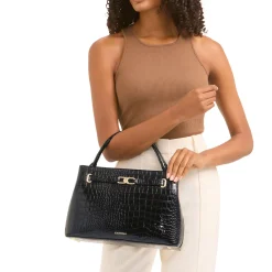 Outlet Daniella Large Croc-Embossed Tote Bag Women Top Handle Bags|Tote Bags
