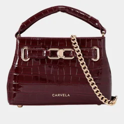 Best Daniella Mini Croc-Embossed Tote Bag Women Top Handle Bags|Tote Bags