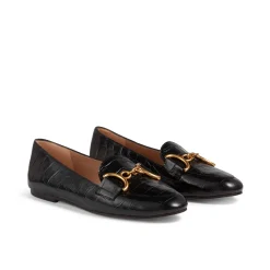 Online Daphne Snaffle Croc-Embossed Loafers Women Loafers