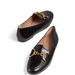 Online Daphne Snaffle Croc-Embossed Loafers Women Loafers