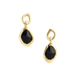 Discount Dapple Black Onyx Stud Earrings Women Earrings