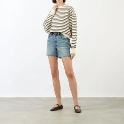 Clearance Dean Striped Sweatshirt Women Sweatshirts & Hoodies