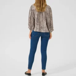 Outlet Debra Leopard Blouse Women Tops