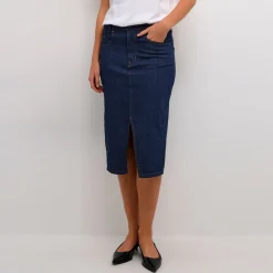 New Dekota Mid-Rise Denim Skirt Women Skirts