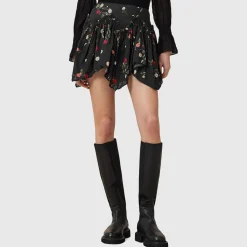 Delilah Floral Handkerchief Mini Skirt Women Skirts