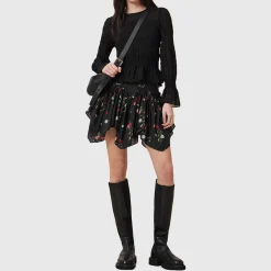 Delilah Floral Handkerchief Mini Skirt Women Skirts